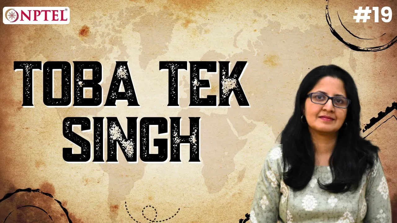 #19 Toba Tek Singh | Introduction to World Literature