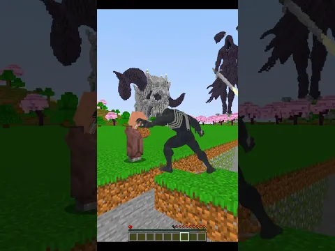 Who Will the Villager Pick? 🤔  SpiderMan 🕷️ vs Me 🥺 vs Venom 😈🖤 🔥 #minecraft