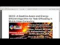 DECO A Deadline Aware and Energy Efficient Algorithm for Task Offloading in Mobile Edge Computing