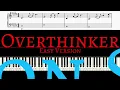 Hudson Stone - Overthinker | EASY piano cover by Pianotato