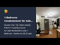 1-Bedroom Condominium for Sale in Flora Vista Quezon City