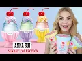 NEW ANNA SUI SUNDAE COLLECTION PERFUME REVIEW PRETTY PINK MELLOW YELLOW VIOLET VIBE Soki London