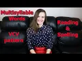 Multisyllable Words How to Read and Spell Multisyllable Words Language Arts Lesson Homeschooling