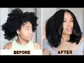 Download Lagu Natural Hair KINKY TO STRAIGHT ROUTINE (full body/one product!)