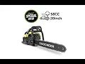 Yiilove COOCHEER 20 58CC Gas Powered Chainsaw 2 Stroke Handed Petrol Gasoline Chain Saw