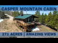 SOLD Casper Mountain Cabin on 27 - acres near Hogadon Ski Resort For Sale Casper Wyoming