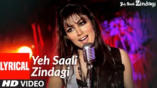yeh saali zindagi title track lyrical irfaan khan chitragangda singh sunidhi c kunal g shilpa r