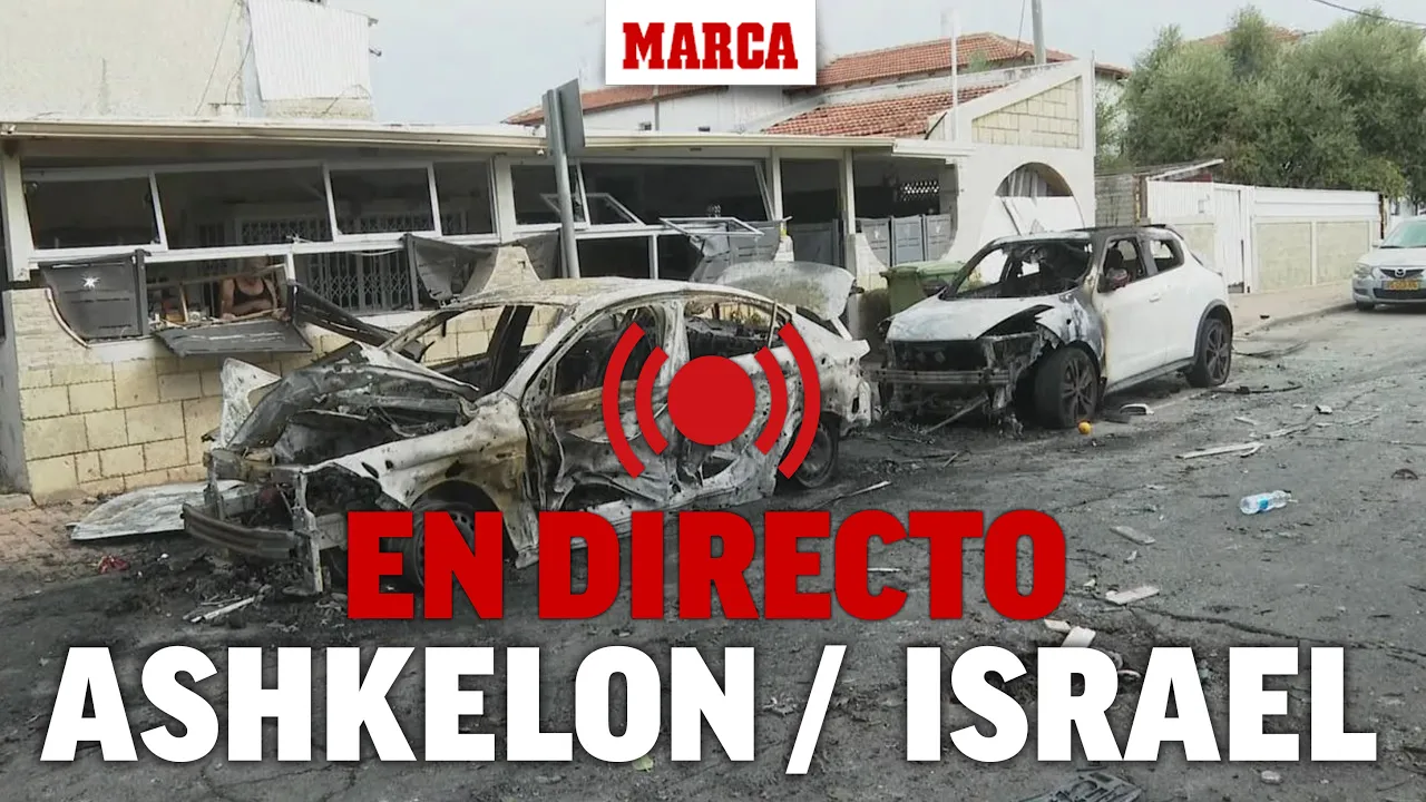 DIRECTO I Israel declara el estado de guerra I Desde Ashkelon, en el sur de Israel