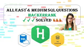 All Easy Medium Questions of HackerRank - Solved