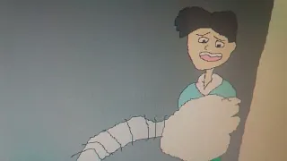 The Unknown Stranger tickle Marcy Wu s feet artwork style cartoon Rez music from Gex enter the