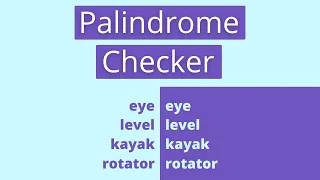 Palindrome Checker Javascript Tutorial