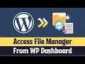 How to access and edit WordPress files From Dashboard Without using C-panel or FTP