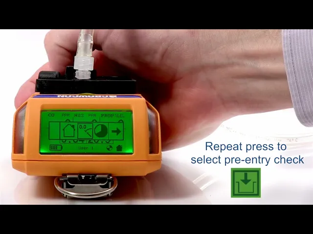 Video thumbnail for the Video thumbnail for the Crowcon Gas Pro Personal Gas Detector
