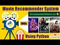 Movie Recommendation System Python With Code Full Responsive Web Application