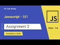 javascript if else assignment Javascript-101