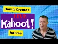 How can I create a Kahoot game for free