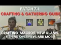 FFXIV Patch 7 1 Crafting and Gathering Guide Crafting Macros Overview and More