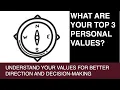 How to Work Out Your Top 3 Personal Values