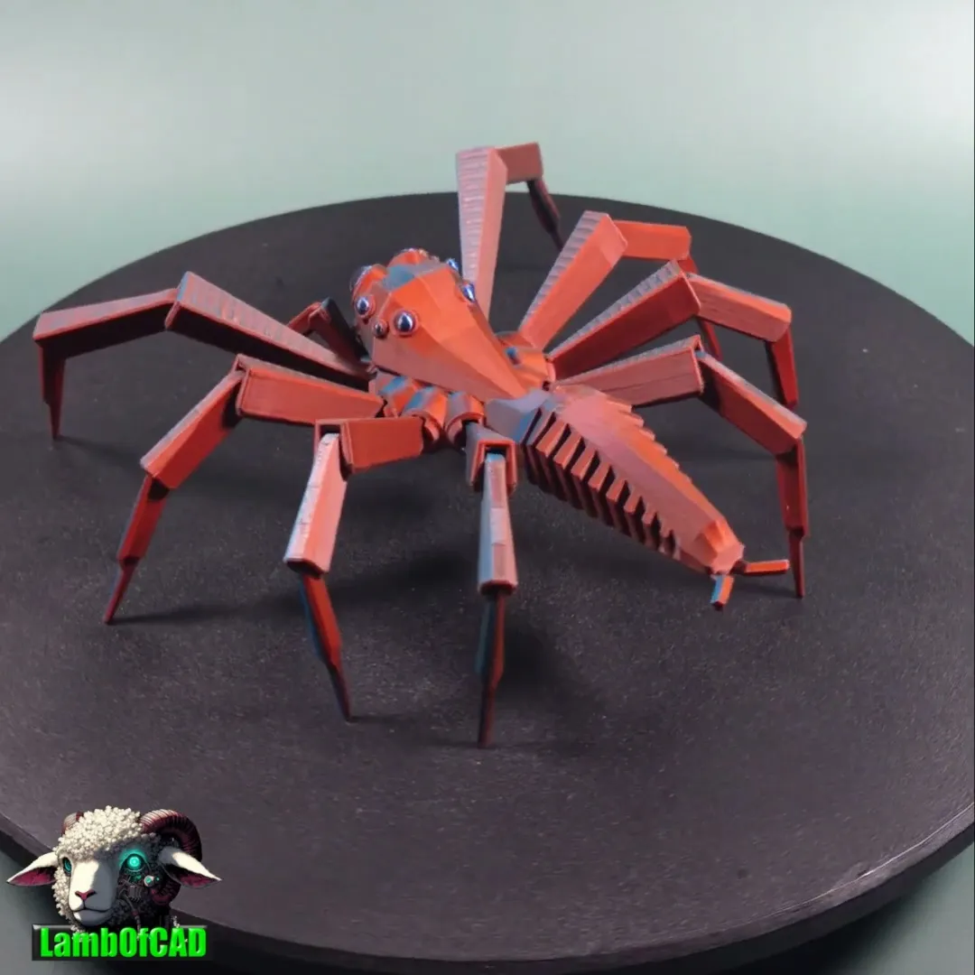 Low Poly Jumping Spider
