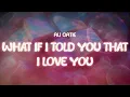 Download Lagu ali gatie ✨ what if i told you that i love you ✨ ~ lyrics