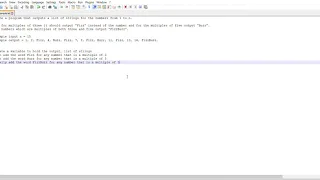 Fizz Buzz Algorithm