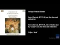 George Frideric Handel, Serse (Xerxes), HWV 40 (arr. for oboe and orchestra)