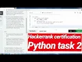 String representations of objects hackerrank python certification task 2
