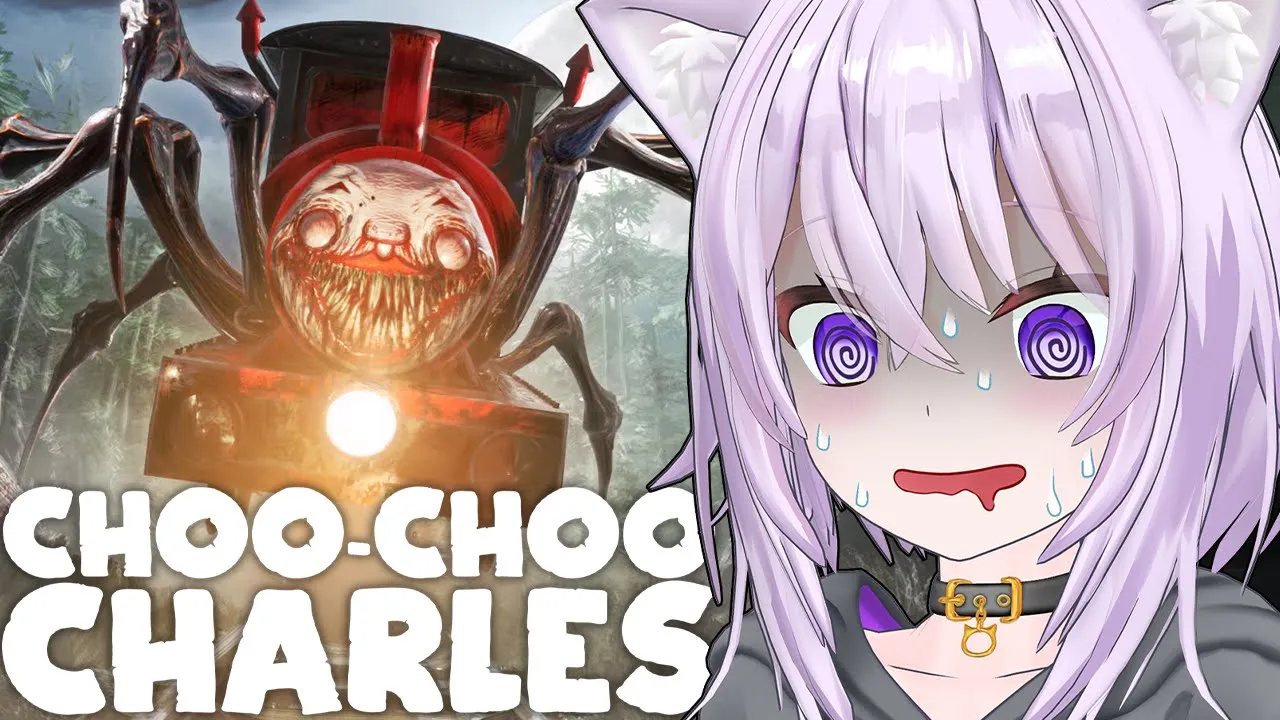 【 🔴Choo-Choo Charles 】人喰い列車 VS ねこ【 猫又おかゆ/ホロライブ 】