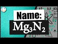 How to name Mg3N2