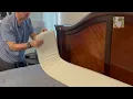 King Size 76 x6 x10 Bed Wedge Pillow for Headboard Mattress Gap Filler 0-8 Bed Wedge for Gap