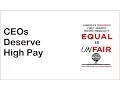 CEOs Deserve High Pay