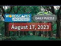 Wordscapes Uncrossed Daily Puzzle August 17 2023 Answers Solution