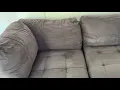 Cindy Crawford Sectional - Gray Used Sectional Couch Philadelphia PA