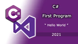 Hello World First Program in CSharp C Tutorial for beginner