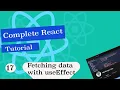 Complete React Tutorial Fetching Data with useEffect Hook