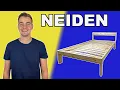 How to DISASSEMBLE NEIDEN TWIN Bed Frame IKEA Tutorial