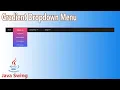 Java Swing - Gradient Dropdown Menu