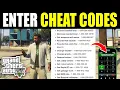 How To Enter Cheat Codes On GTA 5 PS4 PS5 Xbox PC