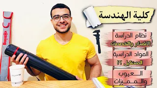كلية الهندسة كل ما تريد معرفته عن كلية هندسة نظام الدراسة الاقسام والمواد والمستقبل 