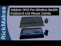 Sablute CK13 Pro Wireless Backlit Keyboard and Mouse Combo