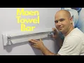 How to Install a Moen towel bar
