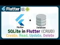 Flutter - Save data SQLite CRUD SQL Table Database example tutorial