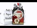 Vintage Back To School Tag Booklet Teacher Gift Graphic 45 Polly s Paper Studio Tutorial DIY Process