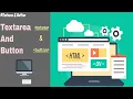how to make a textarea and button in html html forms html tutorial for beginners