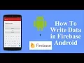 Firebase Web App Tutorial - Write Data To Firebase Database
