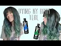 Arctic Fox PHANTOM GREEN and POSEIDON Review Dying My Hair GREEN ArcticFoxHairColor