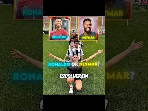 PEQUENOS FÃS ESCOLHERAM ENTRE CRISTIANO E NEYMAR…🥹❤️