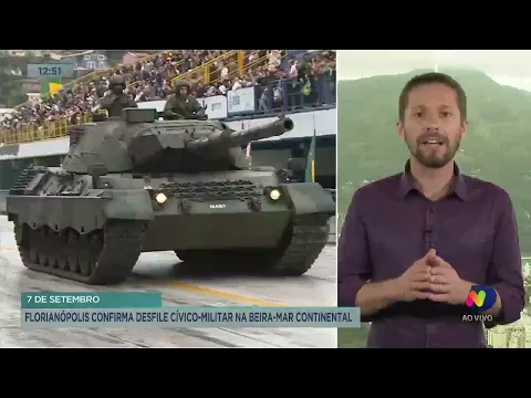 7 de Setembro: Florianópolis confirma desfile cívico-militar na Beira-Mar Continental