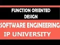 Function Oriented Design Software Engineering Software Engineering Unit 3 in hindi
