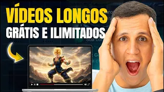 COMO CRIAR VÍDEOS LONGOS ILIMITADOS COM IA GRÁTIS EM 2026